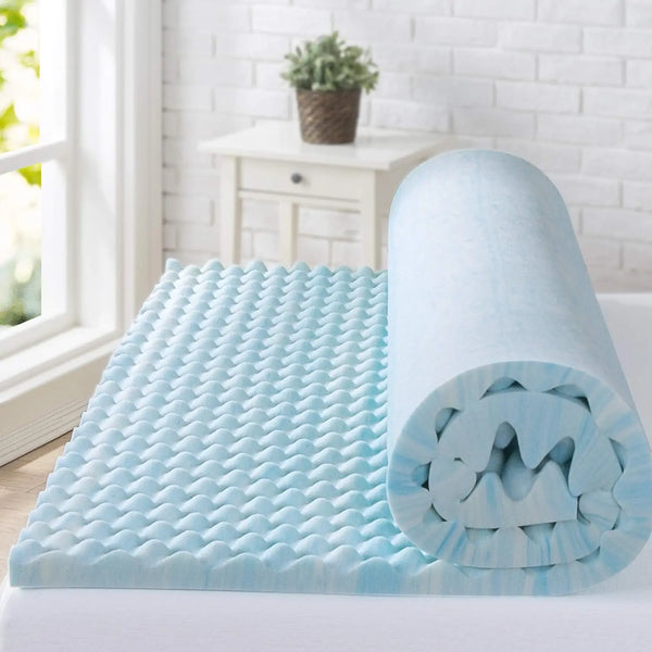 Memory Foam Mattress Topper - 2 Inch - Stay Comfortable and Cool All Night Long
